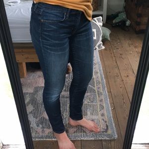 J crew toothpick jeans size 28.